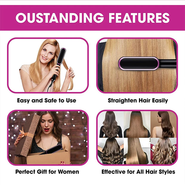 Hair Straightening Brush